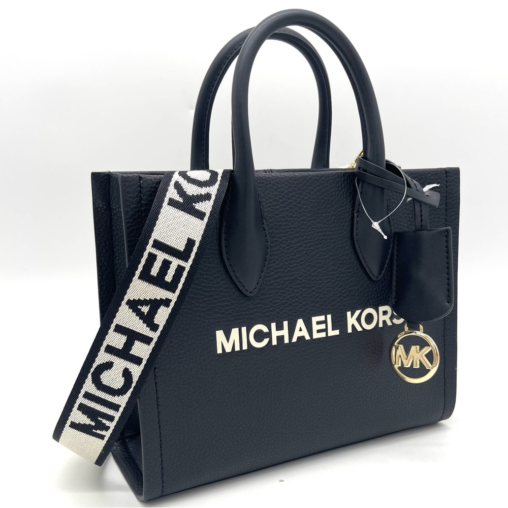 Michael Kors Mirella Small Pebbled Leather Crossbody Bag